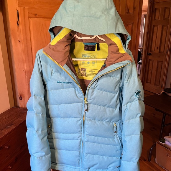 Mammut Jackets & Blazers - Mammut Light Blue Hooded Jacket